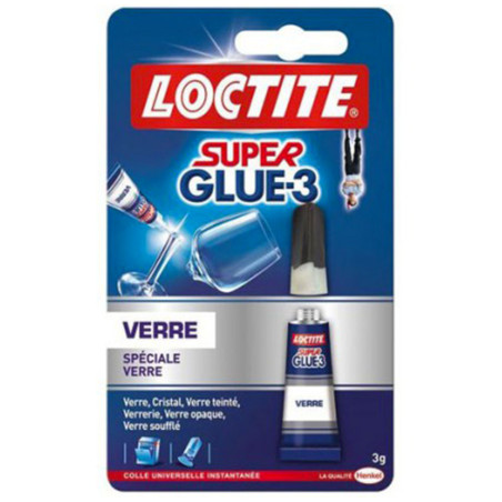 Colle verre Super Glue 3 Loctite 3g