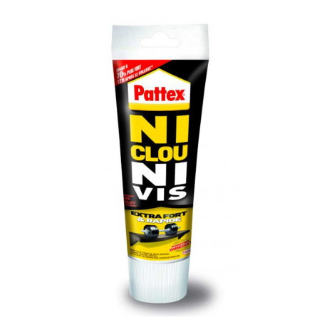 Colle extra fort & rapide Ni Clou Ni Vis Pattex 260g