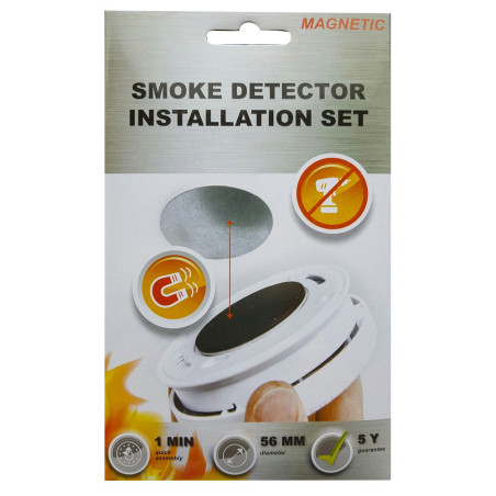 Kit de montage détecteur de fumée sans perçage magnétique
