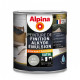 Peinture de finition Alkyde Alpina 0,5L satin gris béton - Fabrication française
