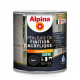 Peinture de finition acrylique Alpina 0,5L satin noir - Fabrication française
