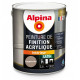 Peinture de finition acrylique Alpina 2,5L satin cappuccino - Fabrication française
