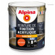 Peinture de finition acrylique Alpina 2,5L mat vermillon - Fabrication française