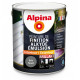 Peinture de finition Alkyde Alpina 2,5L brillant gris foncé - Fabrication française
