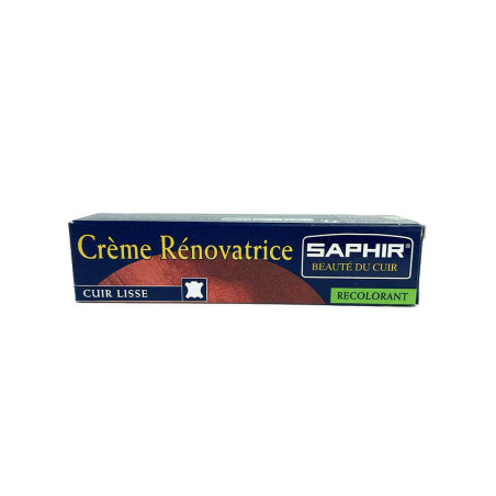 Crème rénovatrice cuir rouge 25ml Saphir