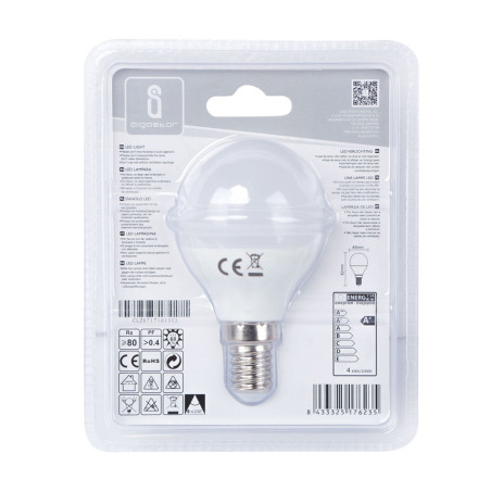 Ampoule LED E14 Standard 4W (équivalent 31W) - Blanc froid