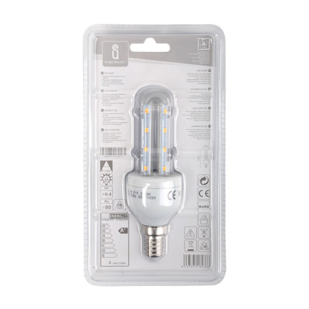 Ampoule LED E14 Tube 4W (équivalent 28W) - Blanc chaud