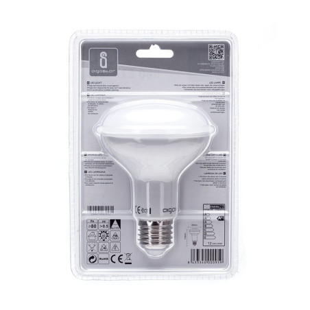 Ampoule LED E27 Réflecteur 12W (équivalent 66W) - Blanc chaud