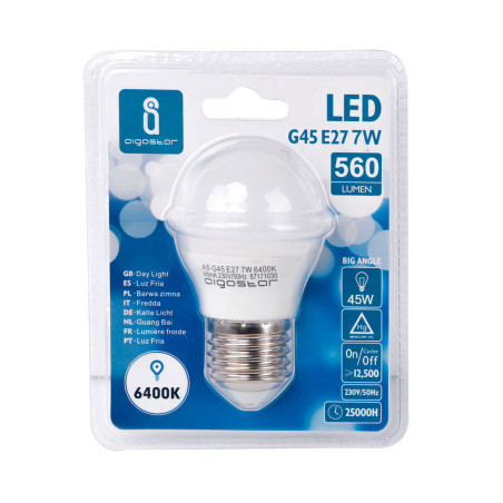 Ampoule LED E27 Standard 7W (équivalent 45W) - Blanc froid