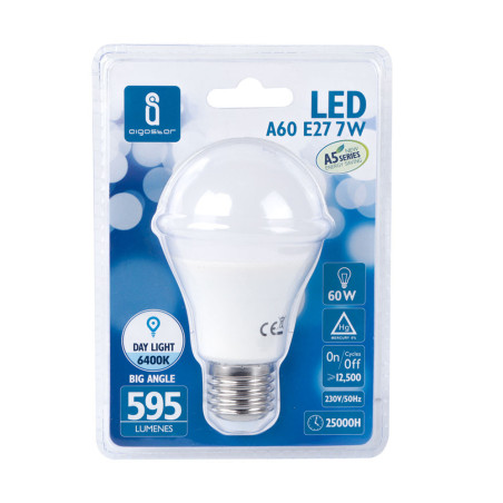 Ampoule LED E27 Standard 7W (équivalent 60W) - Blanc froid