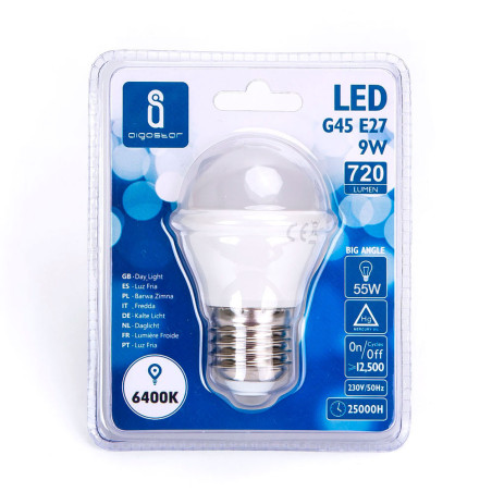 Ampoule LED E27 Standard 9W (équivalent 55W) - Blanc froid
