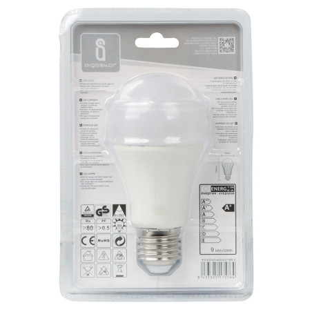 Ampoule LED E27 Standard 9W (équivalent 55W) - Blanc chaud