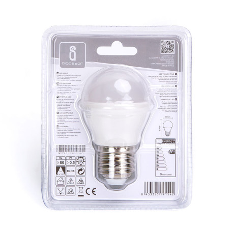 Ampoule LED E27 Standard 9W (équivalent 65W) - Blanc chaud