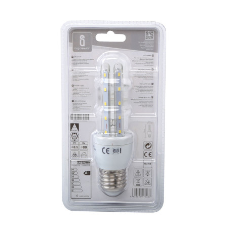 Ampoule LED E27 Tube 6W (équivalent 41W) - Blanc froid