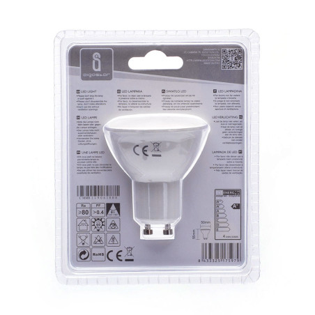 Ampoule LED GU10 Spot 4W (équivalent 24W) - Blanc chaud