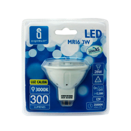 Ampoule LED GU10 Spot 4W (équivalent 28W) - Blanc froid