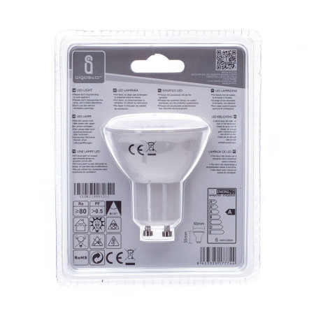 Ampoule LED GU10 Spot 6W (équivalent 30W) - Blanc froid