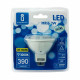 Ampoule LED MR16 Spot 6W (équivalent 35W) - Blanc chaud