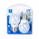 Lot 2 ampoules LED E27 Standard 5W (équivalent 37W) - Blanc froid