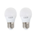 Lot 2 ampoules LED E27 Standard 7W (équivalent 45W) - Blanc froid