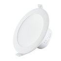 Spot LED 10W encastrable blanc aluminium - 113mm - Blanc froid