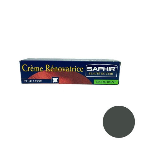 Crème rénovatrice cuir gris 25ml Saphir