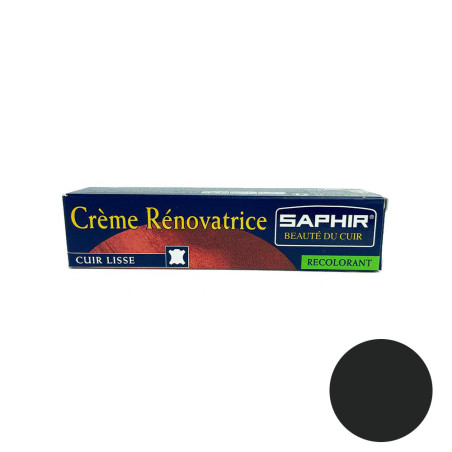 Crème rénovatrice cuir gris foncé 25ml Saphir