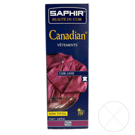 Crème de cirage reconstituante cuir incolore 75ml Canadian Saphir