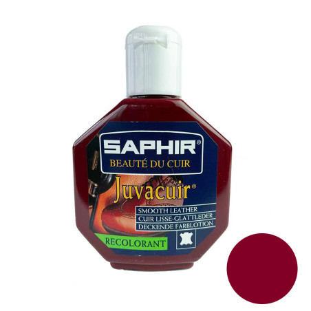 Recolorant Juvacuir cuir lisse rouge hermes 75ml Saphir