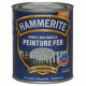 Peinture sur rouille martelée Hammerite 0,75L gris argent