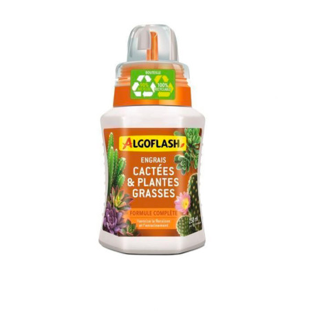 Engrais liquide Cactées & plantes grasses Algoflash 250ml