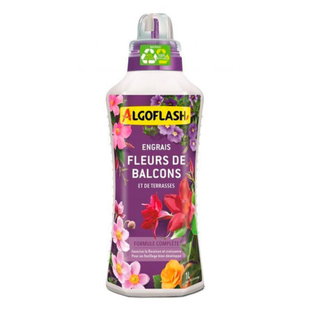 Engrais fleurs de balcons Algoflash 1L