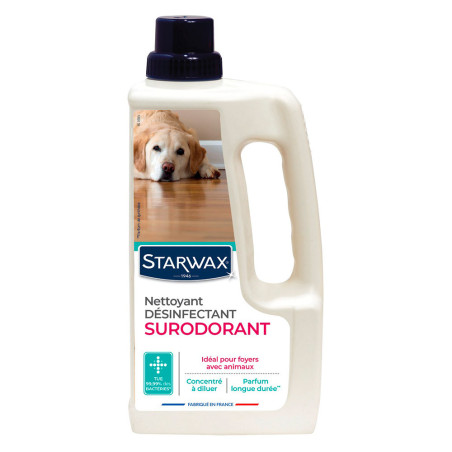 Nettoyant désinfectant surodorant animaux Starwax 1L
