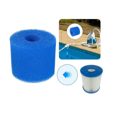Filtre en mousse pour piscine, réutilisable & lavable Type 1
