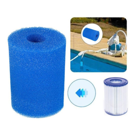 Filtre en mousse pour piscine, réutilisable & lavable Type 2
