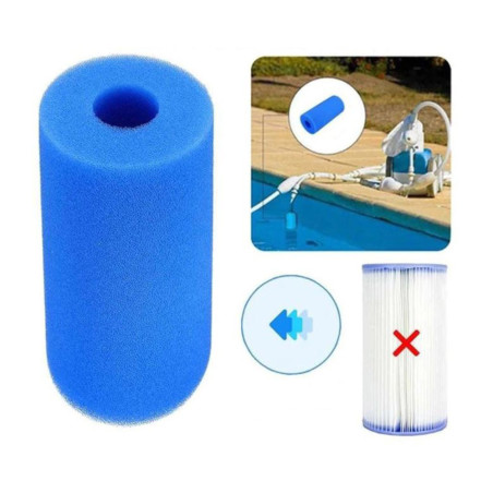 Filtre en mousse pour piscine, réutilisable & lavable Type A