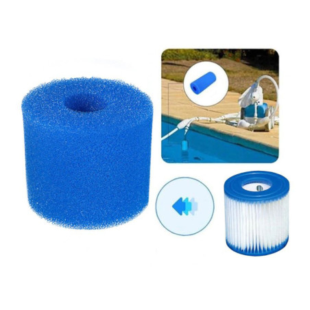Filtre en mousse pour piscine, réutilisable & lavable Type H