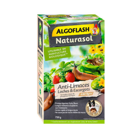 Anti-limaces & escargots naturasol Algoflash 750g