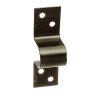 Gâche 18 x 23mm acier noir - Alberts