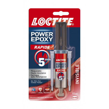 Colle Power Epoxy Rapide Loctite 11ml
