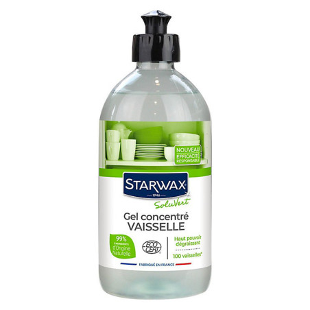 Liquide vaisselle & mains Starwax Soluvert 500ml