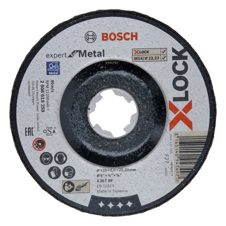 Disque métal X-LOCK Expert for Metal Ø125mm - Bosch