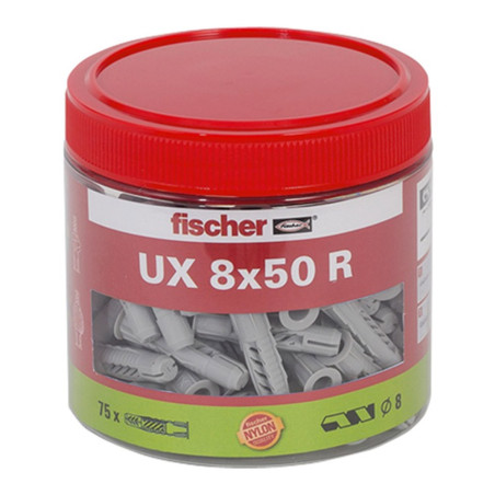 Boite ronde 75 chevilles tous matériaux sans collerette UX Ø8 x 50mm - Fischer
