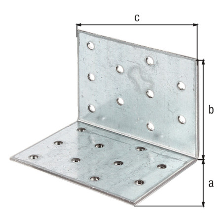 Equerre d'assemblage 60 x 60 x 80mm - Alberts