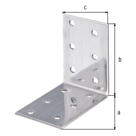 Equerre d'assemblage 60 x 60 x 40mm - Alberts